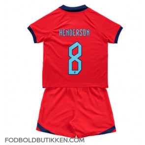 England Jordan Henderson #8 Udebanetrøje Børn VM 2022 Kortærmet (+ Korte bukser)